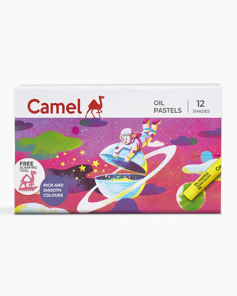 AM3296 Camel Oil Pastels Set of 12 Shades