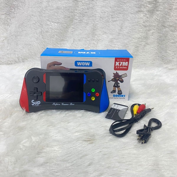 AM5182 500 in 1 Handheld Gaming Console Game Mini Retro Classic with 3.5 Inch Colourful LCD Screen Sup Portable Video Game System Assorted Color
