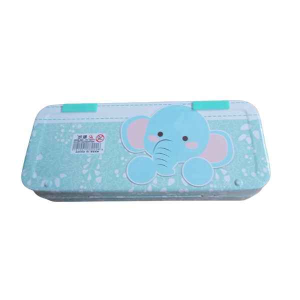 AM0051 Metal 3 in 1 Pencil Box Pen & Pencil Case for Kids, Stationery ...