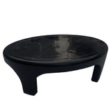 3941 Plastic Bathroom Stool Patla for Sitting Strong Support - Black