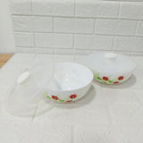Di0205 Cello Opalware Medium Mixing Bowl with Lid Set of 2 Pcs - 1000ml Each
