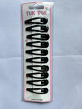 AM1015 Tuk Tuk's Tic Tac Hair Pins for Women, Metal Hair Claw Clip  for Thin or Thick Hair