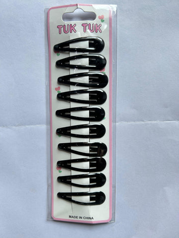 AM1015 Tuk Tuk's Tic Tac Hair Pins for Women, Metal Hair Claw Clip  for Thin or Thick Hair