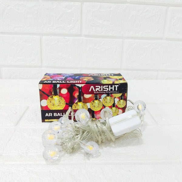Di0195 14 Small Ball Warm LED String Lights