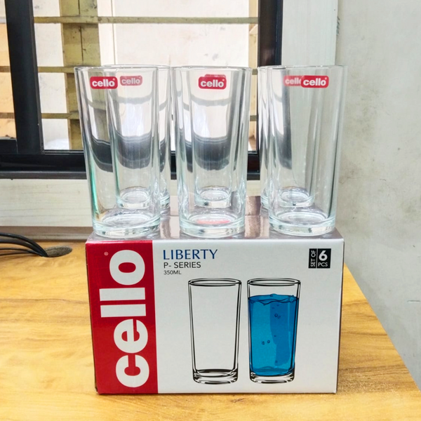 AM5687	Cello Liberty Hi Ball tumbler 350ml - 6pcs set