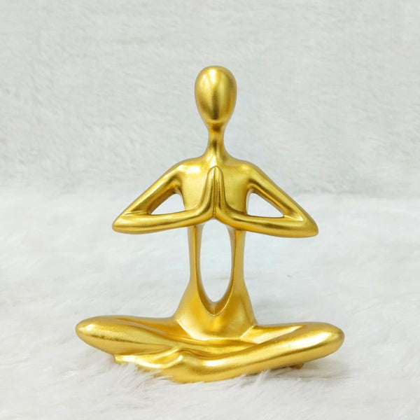 AM6234 Golden Meditation/Yoga Statue (No.2)