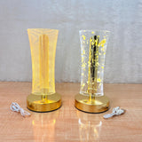 TM0025 Golden Finish 3D Illusion CREATICE LED Table Lamp with Acrylic Shade