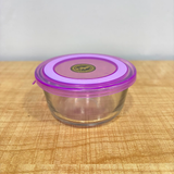 A06974 Nano Round Glass Storage Bowl with Airtight Lid (1 Piece)