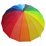 AM5792 Colorful Rainbow Umbrella (Jumbo) For Sun and Rain Protection