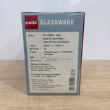 A08204 Cello Fit & Fresh - Neo Glassware Round Container + H2O Bottle Lunch Box Set (Set of 4 Pcs)