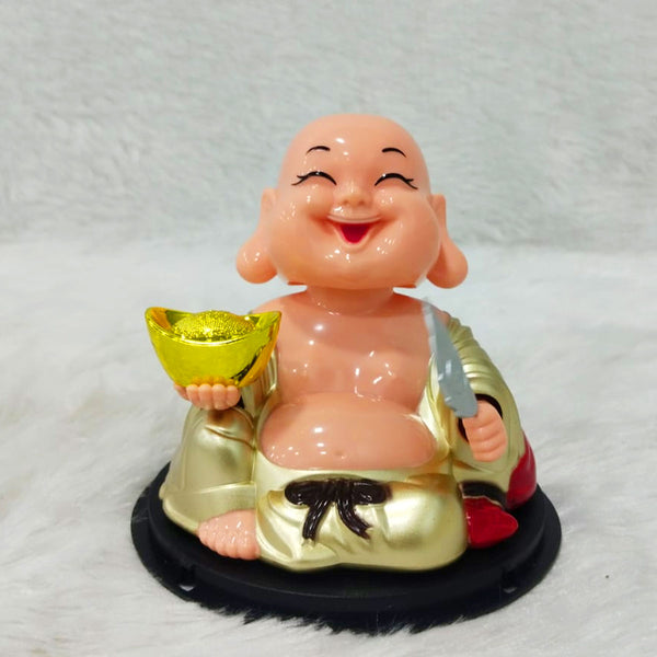 AM6243 Hand Buddha Monk Idol - Solar Powered Moving Head