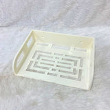 AM6210 ABS TV Setup Box Stand - White