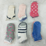 Di0359 Mixdesign Stylish Ankle Socks (Pack of 3 Pairs ) - Casual & Sports Wear