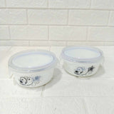 Di0237 Cello Opalware Storage Container Medium with Lid – 2 Pc