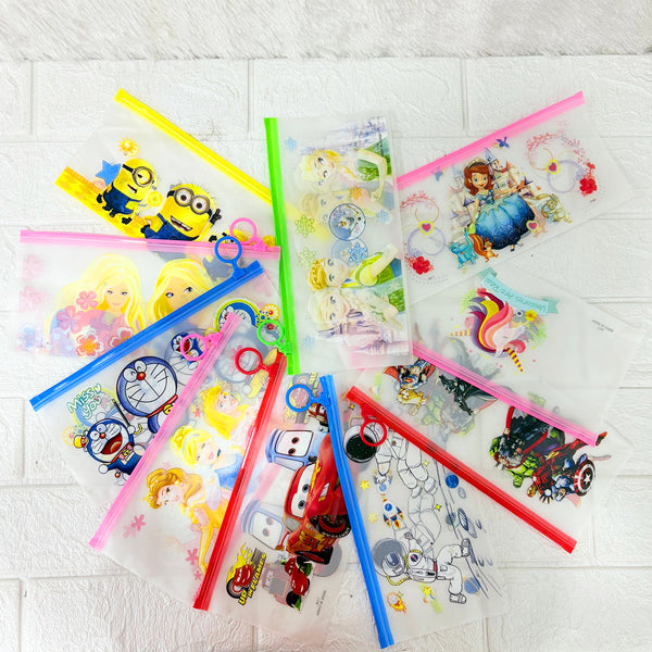 AM2165 Cartoon Stationery Zip Pouch for Pen Pencil
