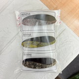 AM6385 Elegant Brown & Black Geometric Design Hair Clip / Snap Hair Barrette