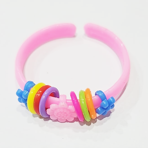 AM1037 Lovely Kids Hair Accessories Sets, Iron Plastic Snap Hair Clips and Bangles, with Girl Resin, Mixed Color