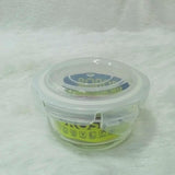 AM3701 Borosil Round 240ml Glass Food Storage Container 1 Pcs