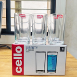 AM5686 Cello Liberty 280ml Glass Tumbler - 6pcs set