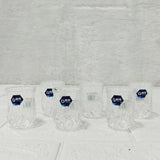 AM6278 Lang Xu Glass Set Crystal-Cut Design – 6 Pieces Each 52ml