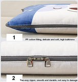 3961 Pillow Blanket 2 in 1 for Travel Multicolor