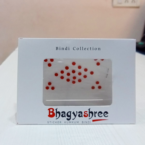 AM5634 Round Shape Light Maroon Color Bright Bindi Tikali Sticker With Bindiya Tikka Giftable Forehead Skin Friendly Glue Traditional For Womens & Girls