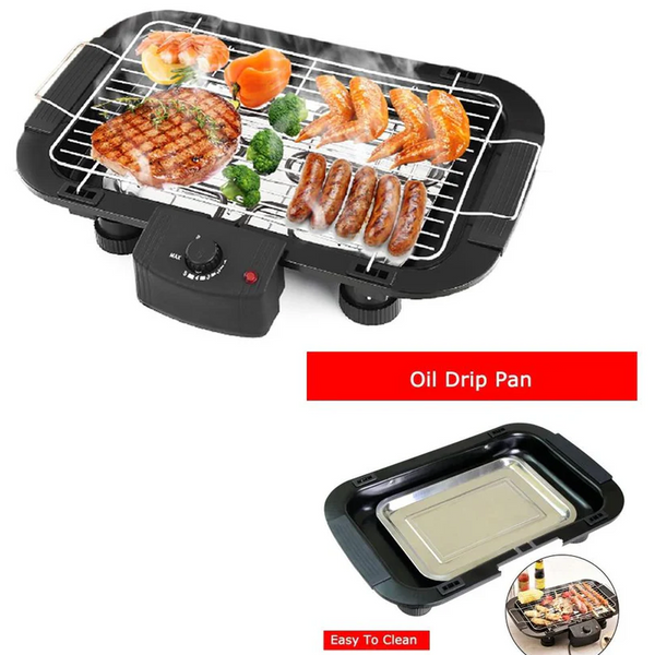 0082 Smokeless Electric Indoor Barbecue Grill, 2000w