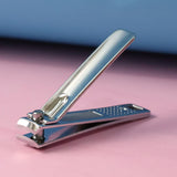 8306 Cute Nail Clipper with Nail Catcher, Nail File - Stainless Steel (1 Pc)