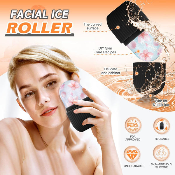 Roller for Face and Eye,Puffiness Relief Face Roller