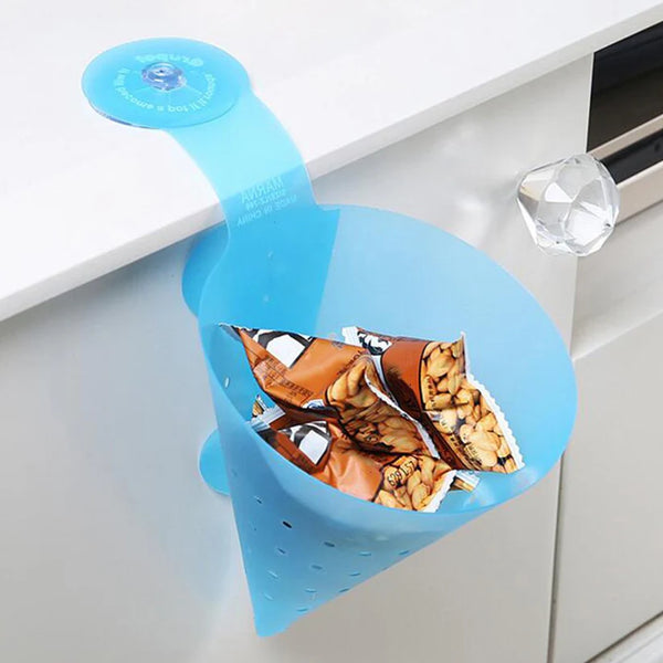 10623 Multipurpose Hanging Sink Corner Strainer with Suction Cup (1 Pc)