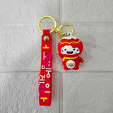 AM6052 Premium 3D Rubber Keychain & Keyrings (Multidesign)-Creative Cartoon Keychain