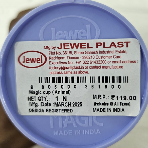 Di0058 Jewel Magic Cup – Colorful, Fun & Kid-Friendly Drinking Cup