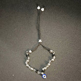 AM5878 Black Thread Evil Eye Anklet for Women & Girls - Pack of 1