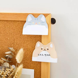 AM6316 Cute Animal Self-Sticky Notes - 1pc (50x60mm) for Students, Home, Office, and School
