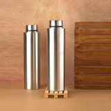 AM6666 Single-Walled Spill-Proof Stainless Steel Water Bottle - 1000ml (Pack of 1)