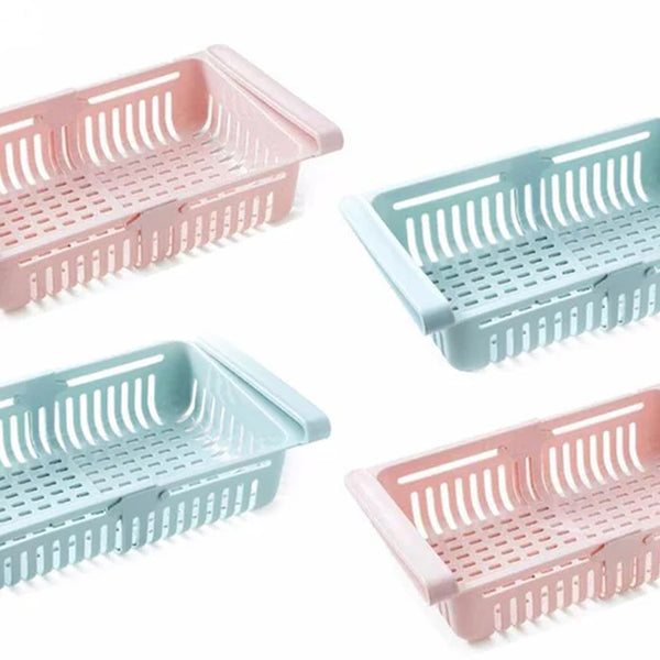 0113 Fridge Organizer Drawer - Adjustable Fridge Storage Basket ( 4pc Set )