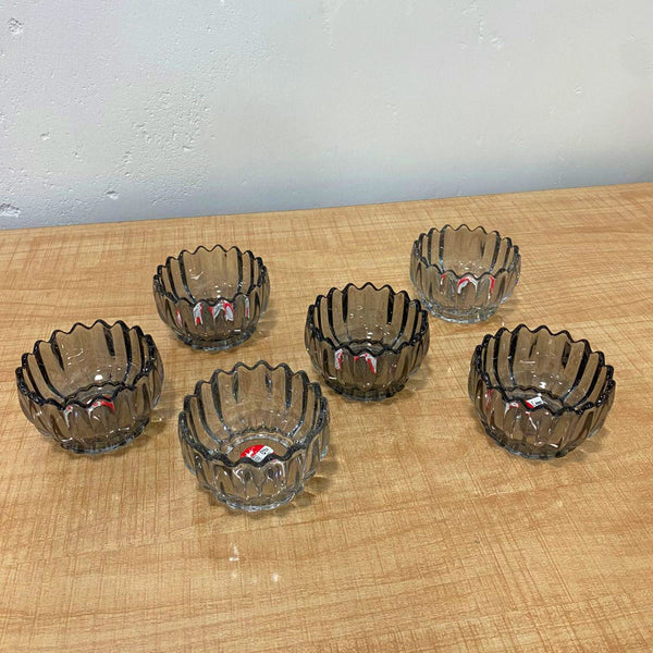 AM5965 Shine Max Ice Cream Glass Bowl - Set OF 6 Pcs