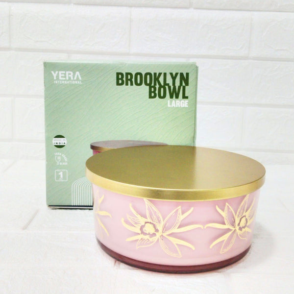 Di0200 Yera Brooklyn Glass Bowl with Lid – Large