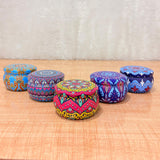 TM0035 Mandala Pattern Scented Candle Container (Set of 1)