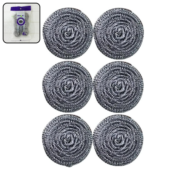 AM6346 Stainless Steel Scourer (Pack of 6)