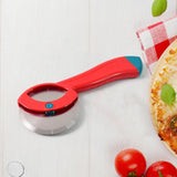 11705 Supermom Premium Stainless Steel Pizza Cutter with Ergonomic Handle (1 Pc)