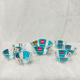 Di0365 Cello Glassware Ornella Pudding Bowls Set (7 Pcs)
