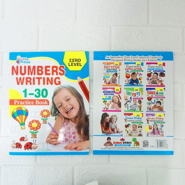 Di0080 Little Prince Zero Level Numbers Writing 1–30 Practice Book