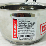 Di0326 Steelcraft Stainless Steel Sauce Pan with Handle – 14 cm