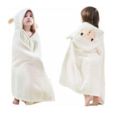 AM5245 Cute Animal Face Hooded Soft Baby Towels: The Perfect Bath Time Companion