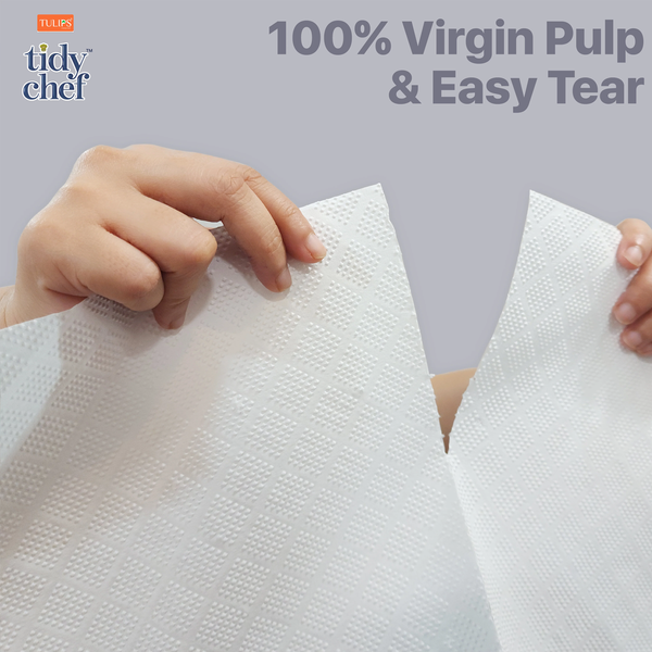 am6427 Tulip Tidy Chef Paper Kitchen Towels/Roll (70 Pulls, 4 ply)