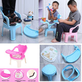 3183 Durable Plastic Baby Chair with Tray for Kids