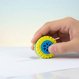 AM6494 DOMS E-Racer Small Tyre Shape Eraser- Multicolour (1pc)