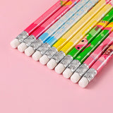 AM0099 Cartoon Printed Pencils With Top Eraser - Set Of 30