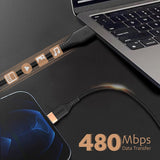 AM5886 Duracell USB-A To Lightning Apple Certified (Mfi) Braided Sync & Charge Cable - 3.9 Feet (1.2M)